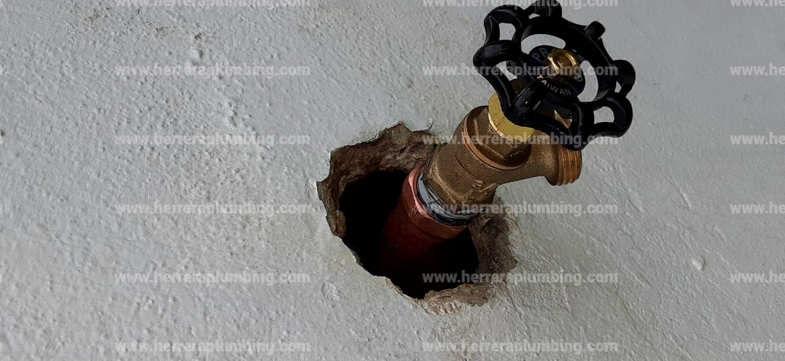 Drain valve replacement in Houston