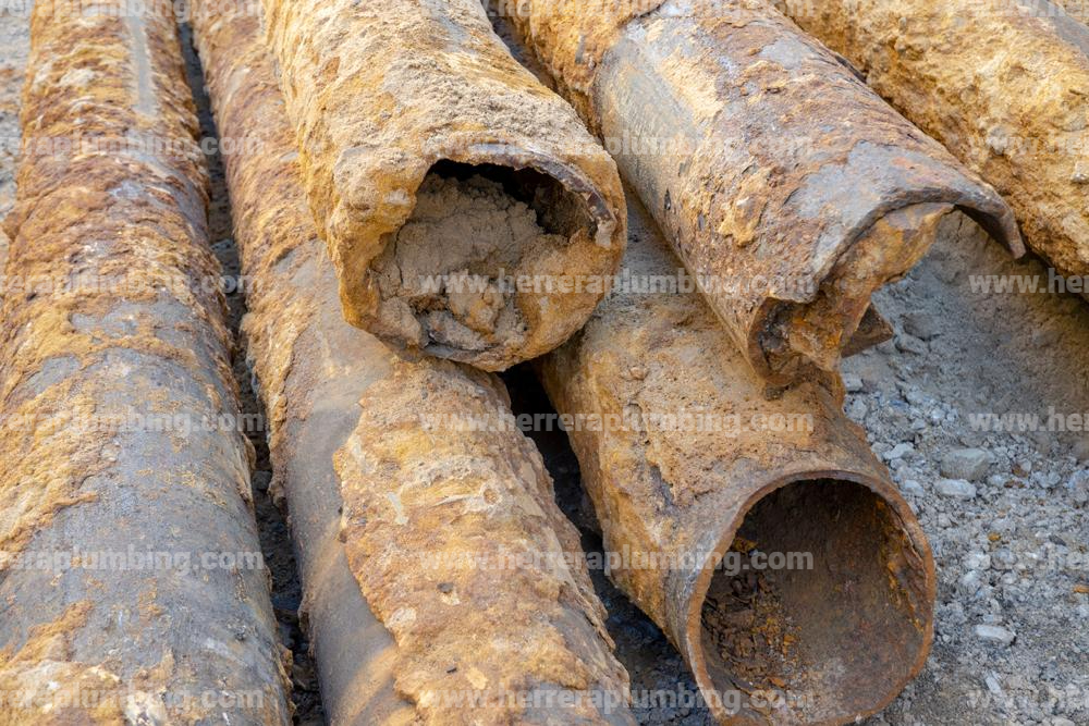 Cast iron drain pipe repair